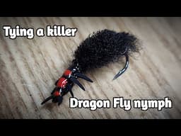 Fly Tying an Emerging Dragon Fly larvae