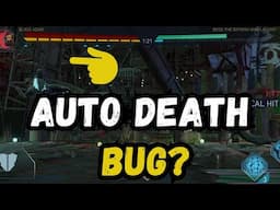 Is the Auto Death a Bug or working as expected in Injustice 2 Mobile 6.3.3