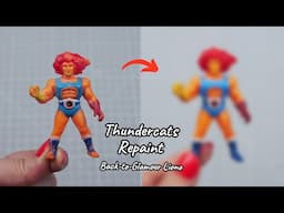 Restoring/Repainting a Vintage Thundercats Liono Mini-Figure from 1986