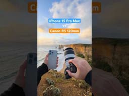 iPhone 15 Pro Max vs Canon R5 120mm #shotoniphone #iphone #photography #shorts