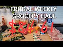 $84.61 Frugal Weekly Grocery Haul for 2 #NovaScotia #FrugalLiving