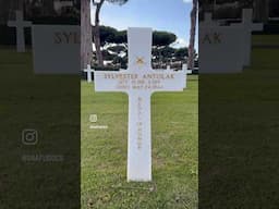 The grave of a WWII Medal of Honor Recipient #ww2 #usarmy #history #airborne #infantry #army #Italy