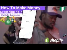 How To Make Money Dropshipping In Multiple Currencies From Nigeria| Dropshipping In Nigeria | MARKET