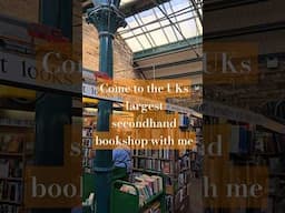 Visit the UKs largest second hand book store with me 🍂 see anything you would have bought? #booktube