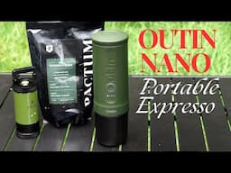 Outin Nano Portable Espresso Maker | Perfect For Camping On-the-go Expresso and Backcountry Coffee