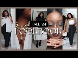 FALL LOOKBOOK | 9 Fall Elegant + Stylish Outfits | Aesthetic Style Video