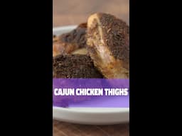 Juicy Cajun Chicken Thighs Recipe | Easy, Flavor-Packed Dinner in less than 30 Minutes!