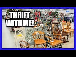 LETS GO THRIFT! & MY HAUL! FINDS at A CHARITY THRIFT SHOP! Thrifting 2024 #36