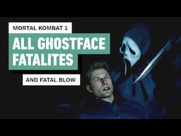 Mortal Kombat 1 - Every Ghostface Fatality, Animality, and Fatal Blow (4K)