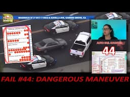 46 Auto Fails in One Police Chase: What NOT to Do for Your DMV Driving Test!