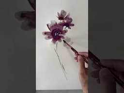 #watercolor #watercolour #flowers #painting #artist #learnwatercolor