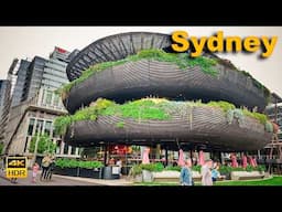 Sydney Australia Walking Tour - Barangaroo Metro Station to Wynyard | 4K HDR