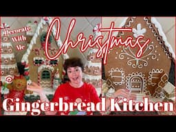 CHRISTMAS GINGERBREAD KITCHEN DECORATE WITH ME | GINGERBREAD KITCHEN CHRISTMAS DECOR