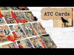 DIY Artist Trading Cards From Scrap Paper Stash! #artisttradingcards