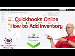 Quickbooks Online How to Add Inventory