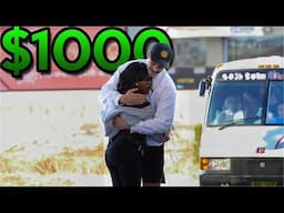 Asking Strangers For Bus Money, Then Giving Them $1,000!!