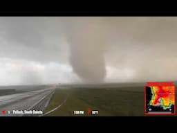 EXTREME Tornado Intercept In South Dakota - Live As It Happened - 8/28/24