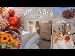 Cozy Autumn Days | Farmers Market Shop, Cozy Home Decorate with Me & Fall Drink Recipes 🍂