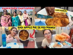 Mayam eina tengkot ta apple Pie sajaba paknam onle ❤️‍🩹 1st time making APPLE PIE Complete failure