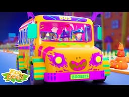 Halloween Wheels On The Bus, Spooky Nursery Rhymes for Kids