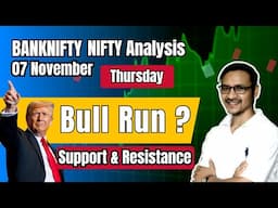 Market Analysis For 7 Nov  | Nifty Banknifty