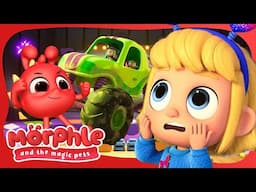 Mega Monster Truck Race! 🏁 | Morphle and the Magic Pets | Cartoon for Kids | @disneyplus @disneyjr