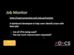 OzSTAR Training - Job Monitor