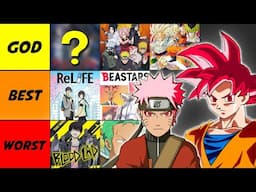 Ranked all God level Anime || Naruto vs Dragon ball z || Anime Ranked Part 3