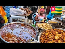 Mouthwatering African street food tour in Lomé Togo west Africa 🌍