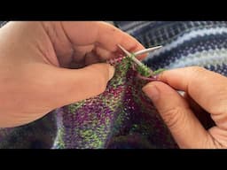 The Knitting man knits Vlog #8 No floats method purl side Carrying colours in Stranded knitting