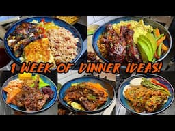 One week of Dinner Ideas! What to cook for one week!