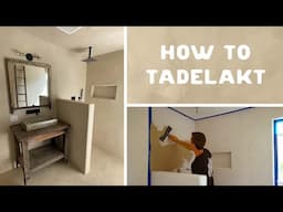 Tadelakt Bathroom Tutorial