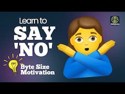 Learn To Say 'NO' To Be More Productive  #personaldevelopment #selfdevelopment #selfgrowth