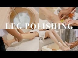 Leg Polishing | Step by Step Tutorial | Easy Tan Removal | Smoother & Brighter |  HINDI