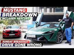 Mclaren Rescued Mustang 😨 | Sunday Breakfast Drive gone wrong | Mustang BreakDown