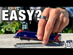 Modeling tiny trains is.. easy?