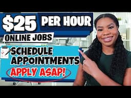 Get Paid $25/hr to Work from Home: Appointment Scheduler Job (Beginner-Friendly!)