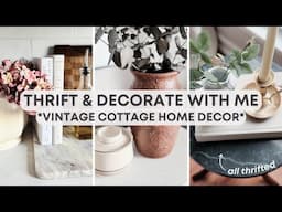 Thrifted vs Styled | DIY High End Home Decor | Thrift & Decorate With Me