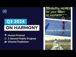 2024 Q3: AI Memes, 1-Second Finality Progress, 1Market Predictions