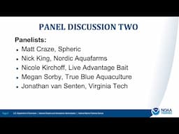 NOAA Fisheries Discussion Panel Two