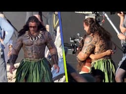 Dwayne Johnson Rocks LONG Hair and Buff Body in First Look at Live-Action Moana!