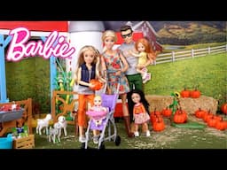 Barbie & Ken Doll Family - Toddler Pumpkin Patch Adventure