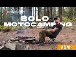 SOLO Motorcycle Camping | Peaceful Night in the Wild | BMW R1250 GSA | Nature ASMR