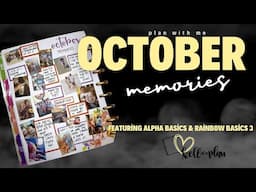 Plan with Me- October 2024 Memory Planning