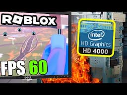 Roblox on INTEGRATED GRAPHICS is surprisingly good?