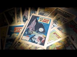 Unboxing 1940's Comics (Physics, Space, Electricity, Light, Futurism) | ASMR