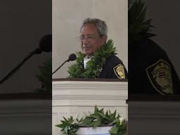 Maika`i Loa | We say Maika`i Loa, a job well done to Honolulu Police Chaplain Keoki Awai