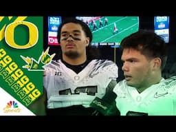 Dillon Gabriel, Matayo Uiagalelei praise 'unselfish' Oregon team | Big Ten on NBC Sports