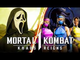 Mortal Kombat 1 - NEW Ghostface Intros & NEW Klassic Skins for Mileena, Kitana & Tanya!