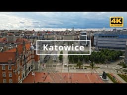 Katowice , Poland 🇵🇱 | 4K Drone Footage